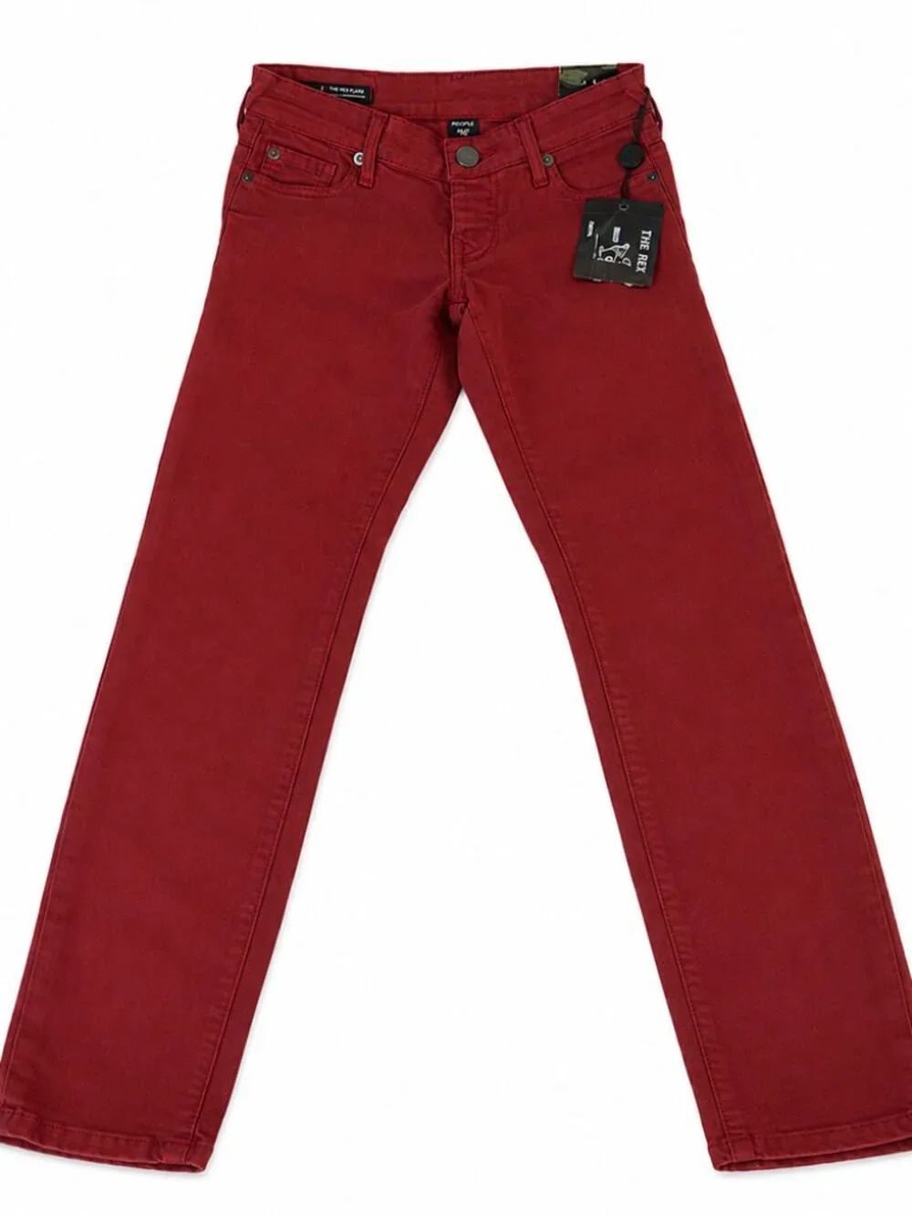 True Religion Halle Super Skinny Jeans Freedom Red Mid Rise NWT